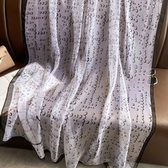 Polka Dot Print Scarf Shawl Casual Head Wrap For Travel
