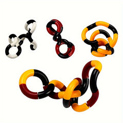 6pcs Twisted Rope Circle Wrapped Toy Adult Stress Relief Gift