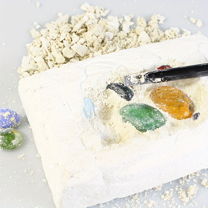 Children's Gemstone Shell Archaeological Digging Toys DIY Fairy Edu