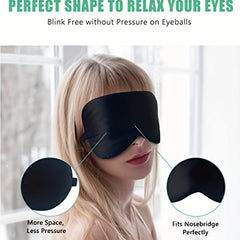 Adjustable Silk Eye Mask for Sleep and Travel