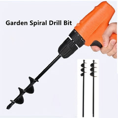 Garden Auger Drill Bit Flower Seeder Bulb Shaft Auger Gardening Tool