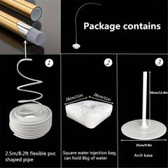 Balloon Arch Kit With Water Injection Base 2 5m 8 2ft Bend Deformation