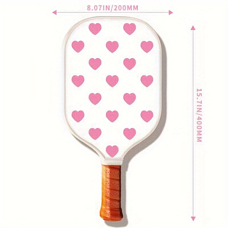 Pickle Ball Paddle Glass Fiber Honeycomb Core Comfort Cushion Grip