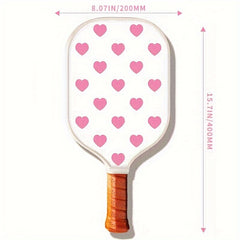 Pickle Ball Paddle Glass Fiber Honeycomb Core Comfort Cushion Grip