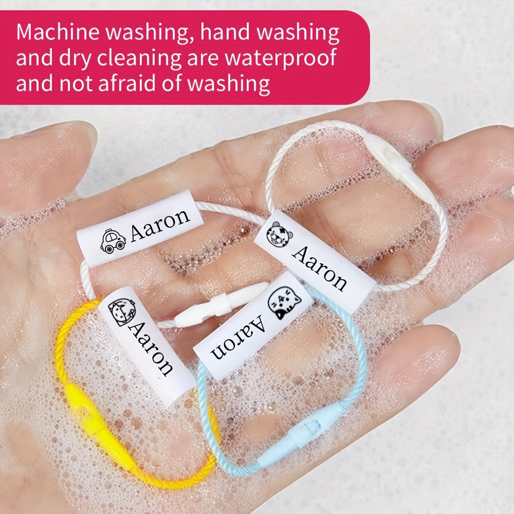 Custom Waterproof Name Ring Soft Material Wear-resistant, Clear, Eye-catch