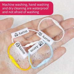 Custom Waterproof Name Ring Soft Material Wear-resistant, Clear, Eye-catch
