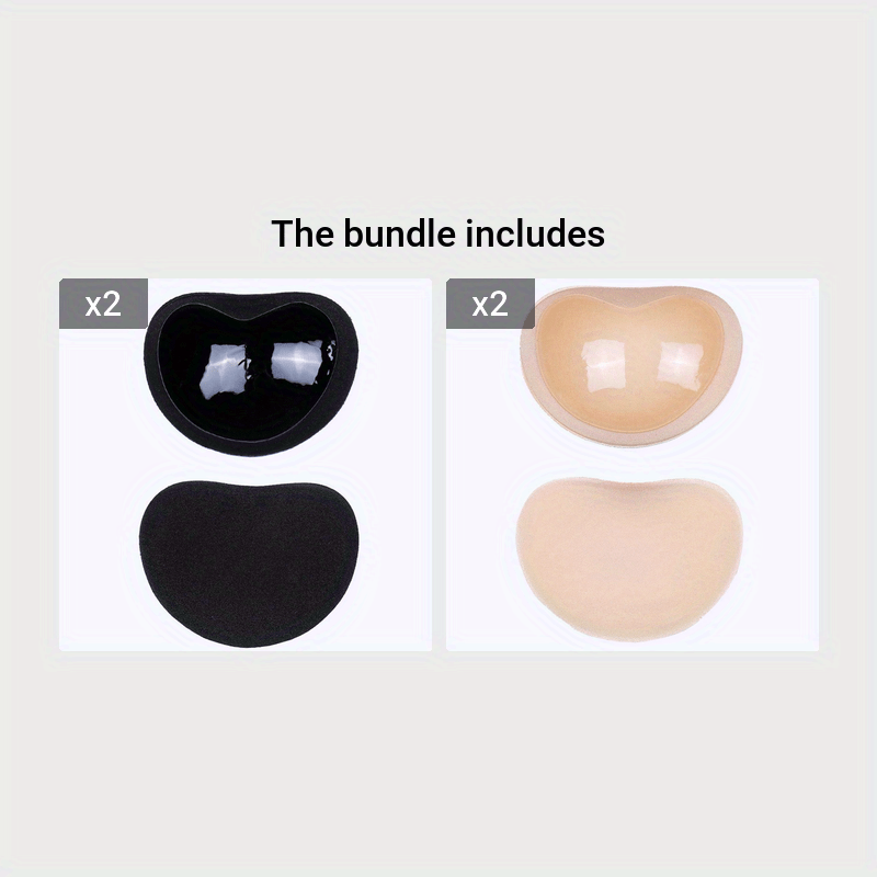 Silicone Adhesive Bra Pads Push Up Sticky Bra Cups