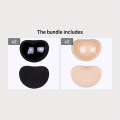 Silicone Adhesive Bra Pads Push Up Sticky Bra Cups