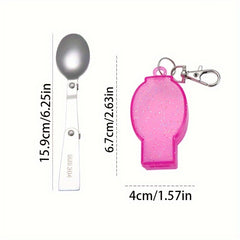 Portable Folding Tableware Camping Tool Spoon Fork