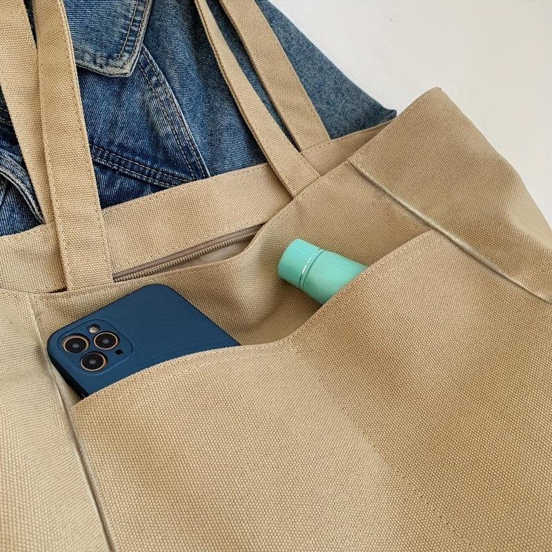 Women's Casual Canvas Large Capacity Tote Bag