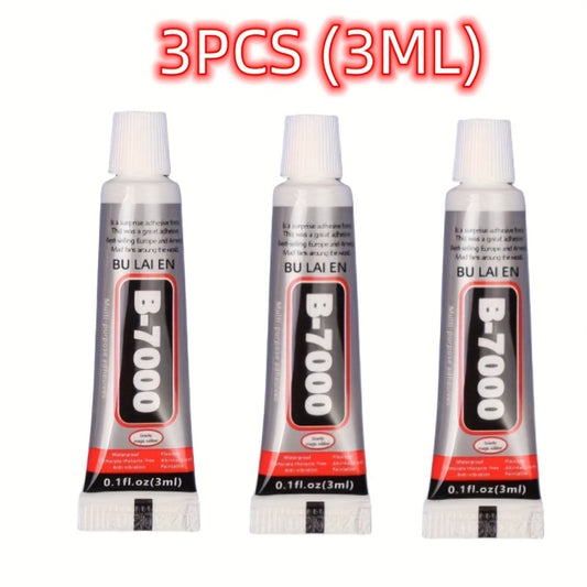 3pcs B7000 3ml Waterproof Glue for DIY Jewelry Crafts