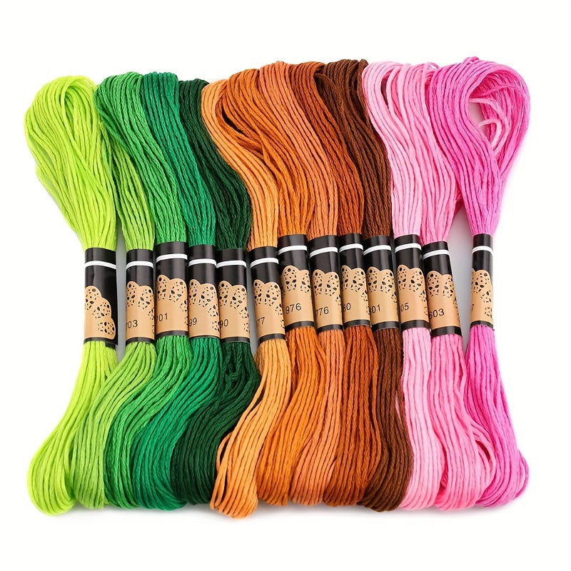 50 Colors Cross Stitch Thread Embroidery Knitting Rope Matching Thread
