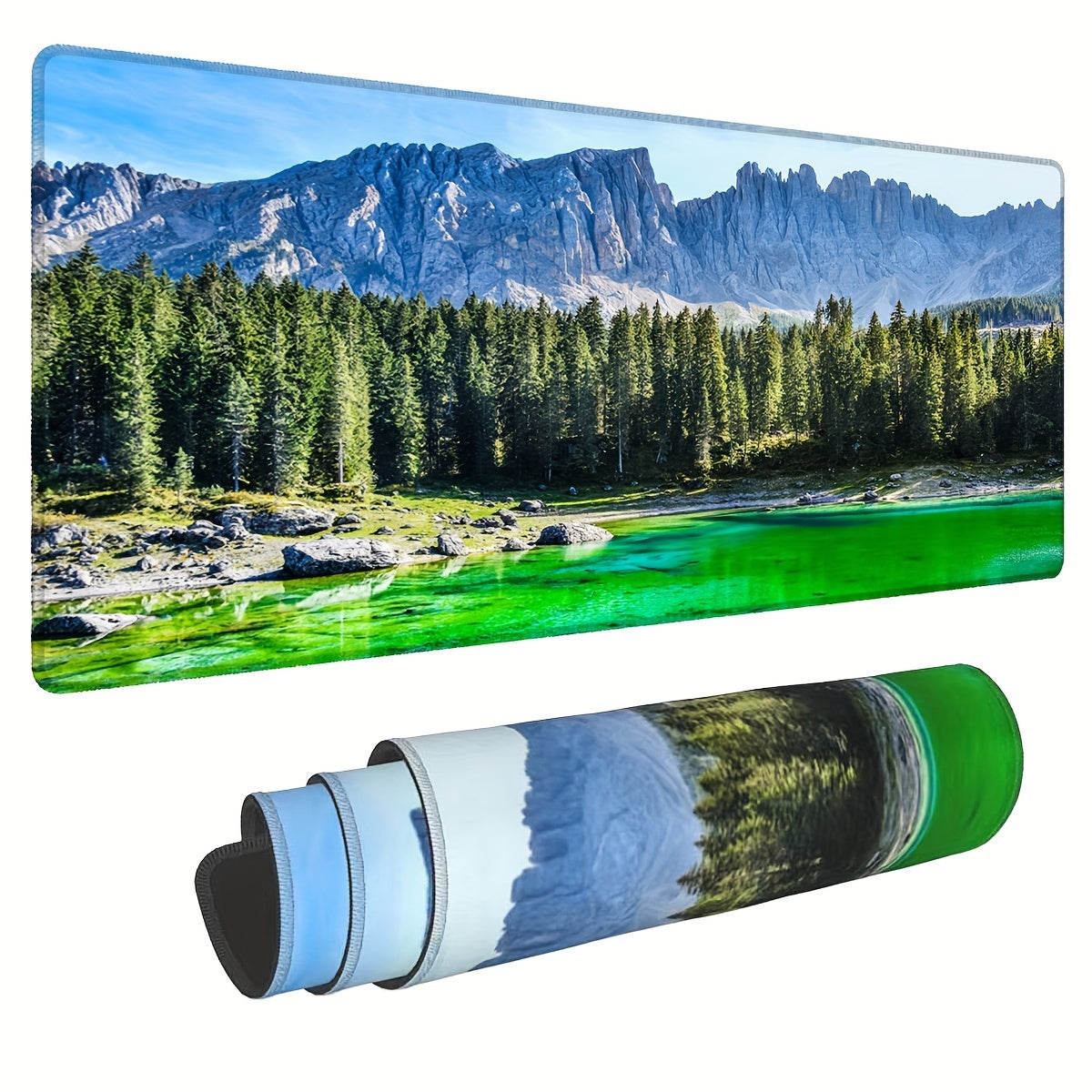 Large Nature Landscape Mouse Pad Non-slip Office Desk Pad