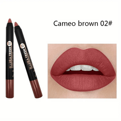 Matte Lipstick Pen Lip Liner Waterproof Long Lasting
