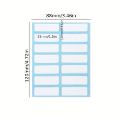 168 Self Adhesive Labels for Writing Labeling and Stationery