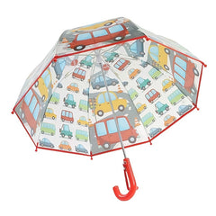 Kids Cartoon Car Push Pull Umbrella For Kindergarten