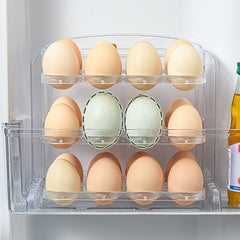 3 Tier Egg Storage Rack Refrigerator Side Door Holder