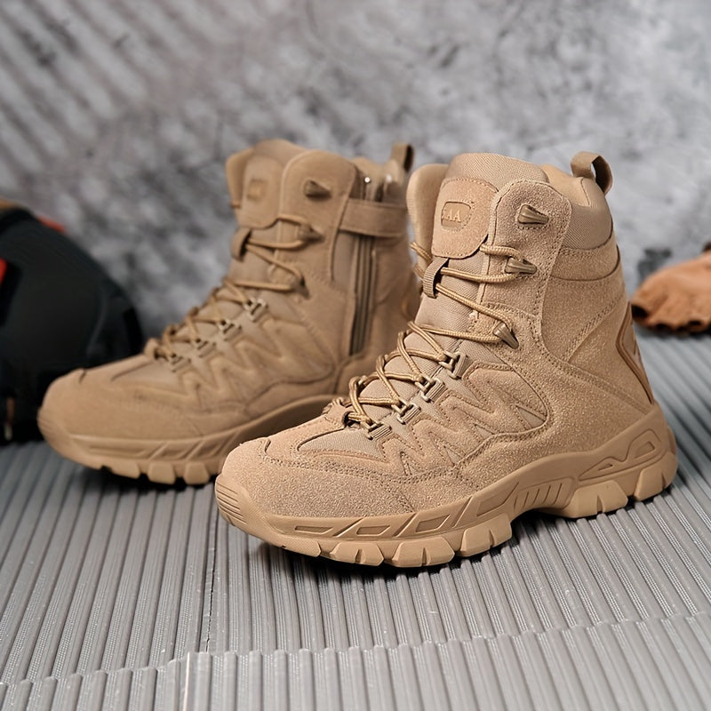 Men's Zipper Tactical Boots for Adventure