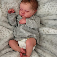 Realistic Newborn Baby Doll Soft Cloth Body Vinyl Doll Boy Doll High Gift