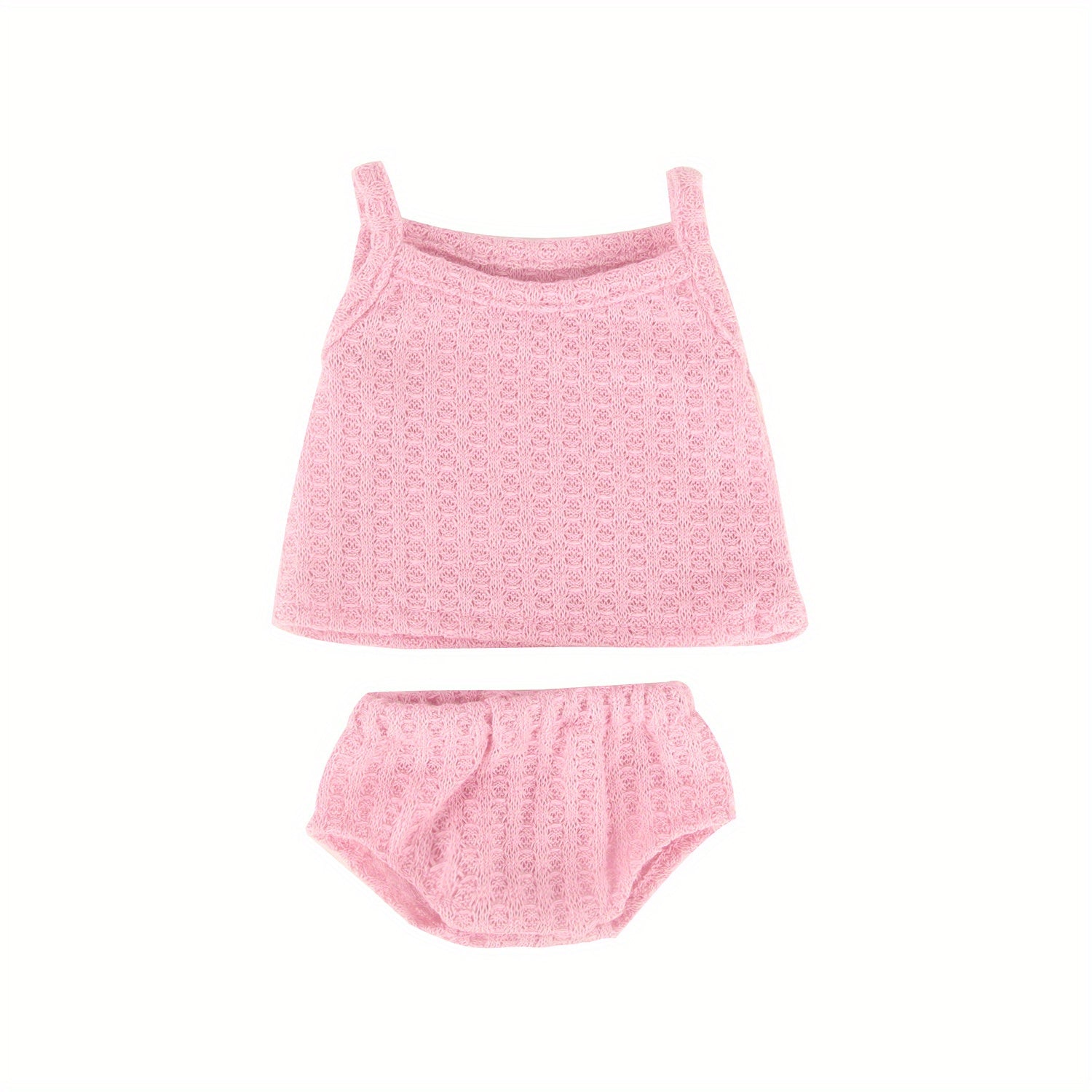 Doll Outfit Set - Vest and Panties, Comfortable Clothes (Doll Not Included)