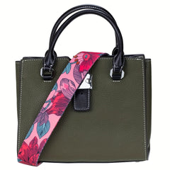 Floral Pattern Shoulder Strap - Wide Bag Strap Replacement