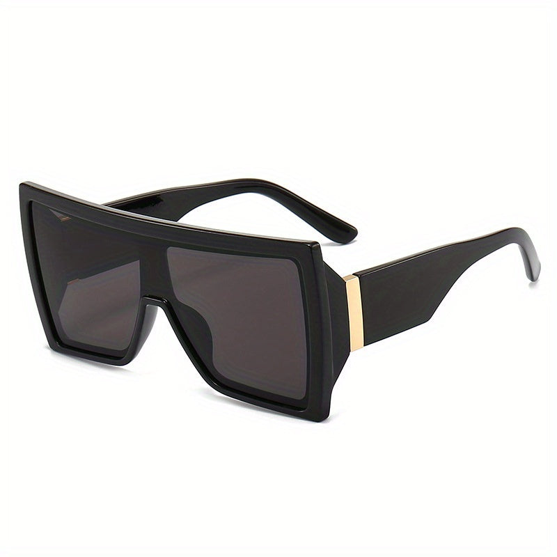 Oversized Sunglasses Flat Top Gradient UV400