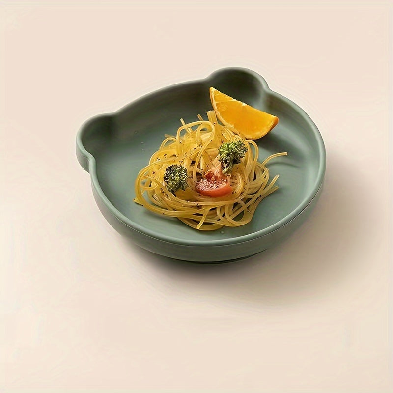 Silicone Suction Plate Cartoon Bear Shape Home & Outdoor Gift