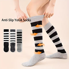 Stripes Pattern Non-slip Warm Yoga Socks Women's Dance Sports Socks