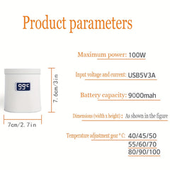 Portable Milk Warmer Milk Regulator Anti Leakage Milk Outdoor Heating Device
