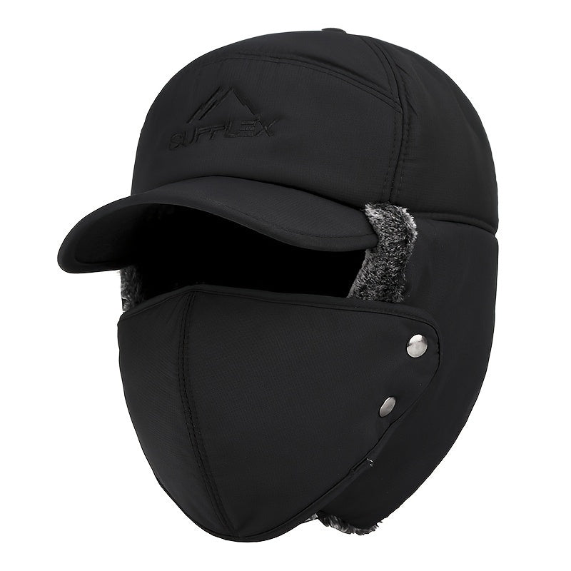 Velvet Trapper Hat Outdoor Windproof Warm Hat