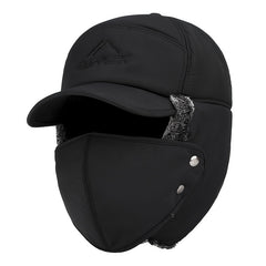Velvet Trapper Hat Outdoor Windproof Warm Hat
