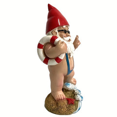 Swimming Gnome Garden Statue Bikini Gnome Crafts