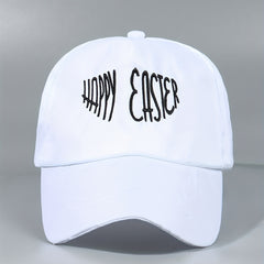 Happy Easter Baseball Cap Embroidered Sun Hat