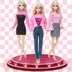 5pcs 11.5in Girl Doll Outfit Set Princess Dresses Skirts Casual Wear