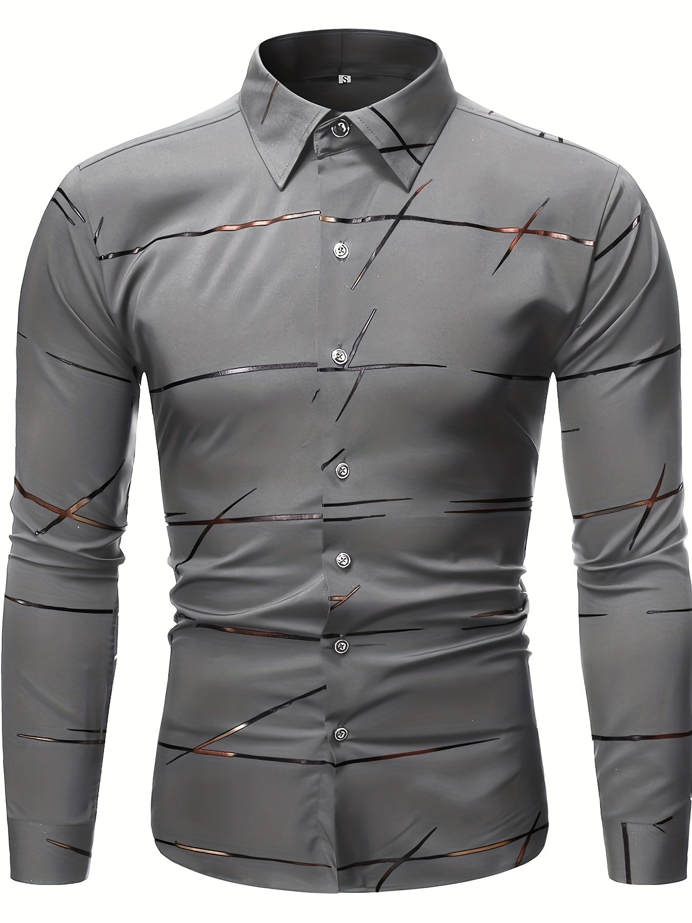Men's Navy Slim Shirt