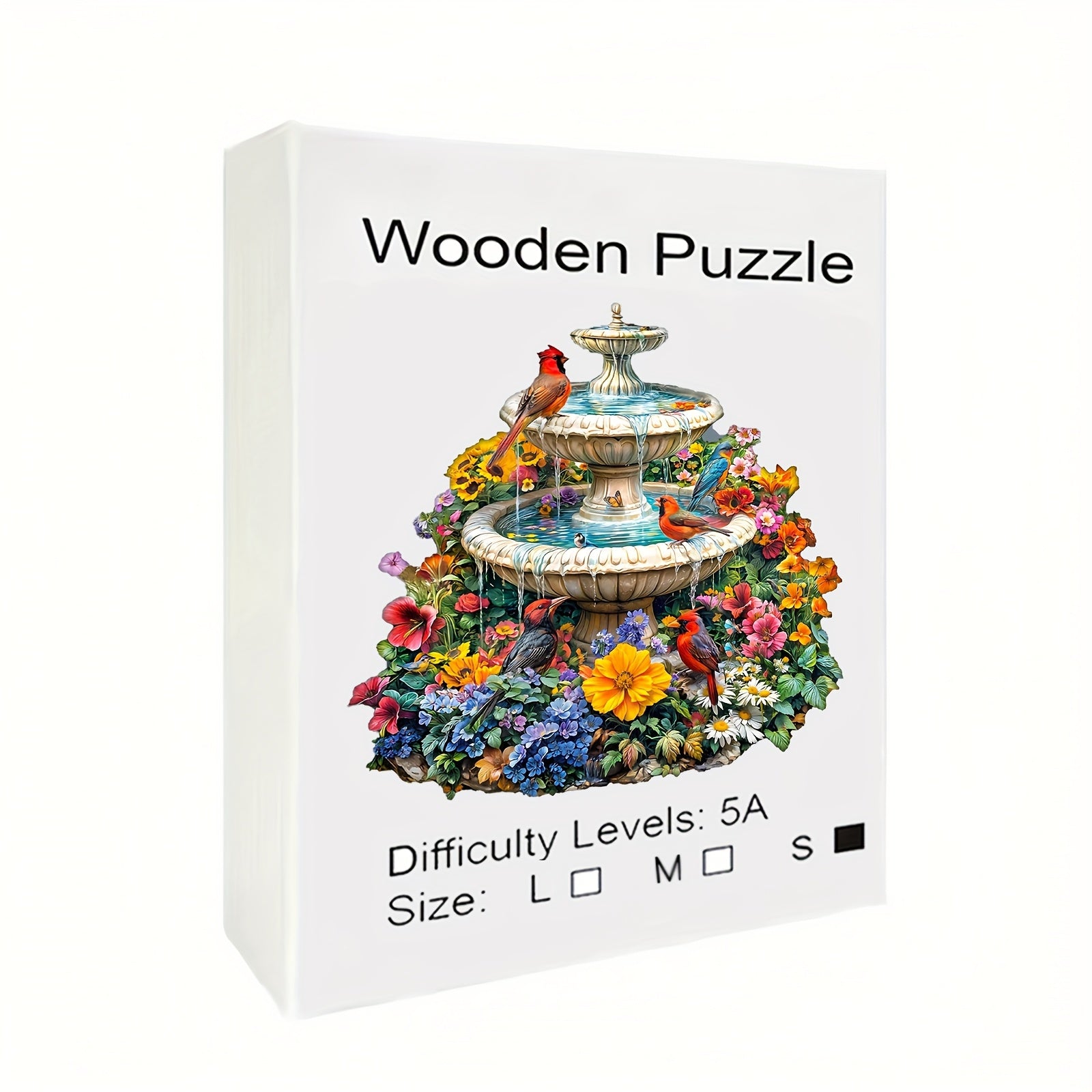 Wooden Parrot Puzzle in Decorative Box