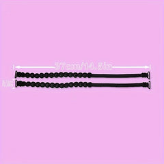 Heart Embroidery Shoulder Straps Invisible Adjustable Underwear Straps