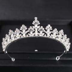 Sparkling Crystal Crown Princess Tiaras Bride Wedding Hair Accessories