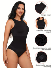 Seamless Tank Shaping Bodysuit Tummy Control Butt Lifting Sleeveless Body Shaper