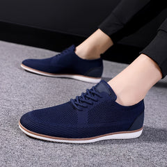 Men's Lace Up Knit Casual Shoes