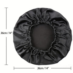 Adjustable Extra Large Satin Bonnet Silk Cap for Men and Women
