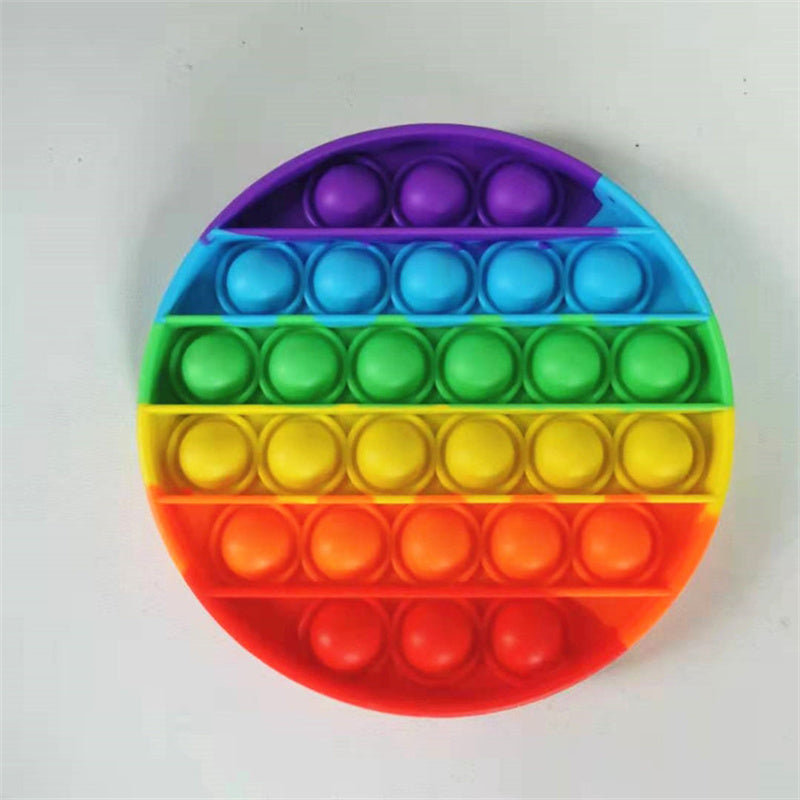 Pop Push Bubble Fidget Sensory Toy Stress Relief Anxiety Kids Adults