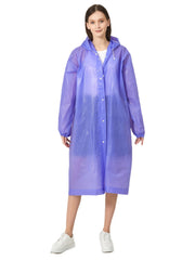 Unisex Reusable Rain Coats with Hood for Camping Hiking