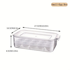 Stackable Egg Box 15 24 Grids Fresh Keeping Portable Food Storage