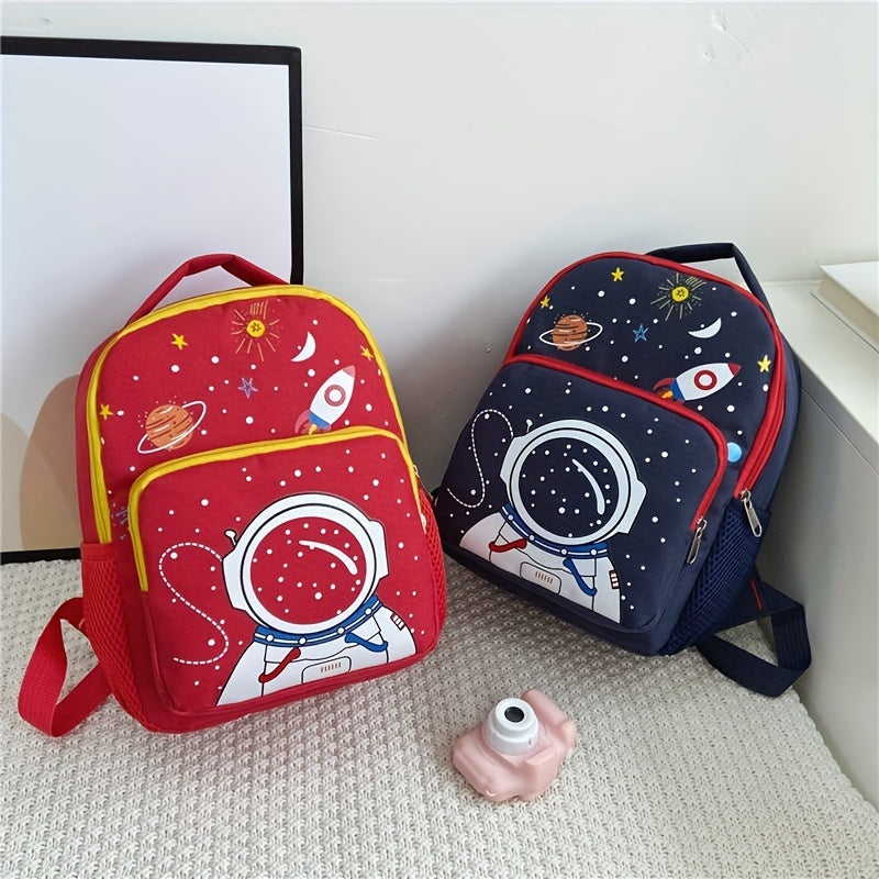 Kids' Astronaut Pattern Backpack Lightweight Casual Backpack for Primary School