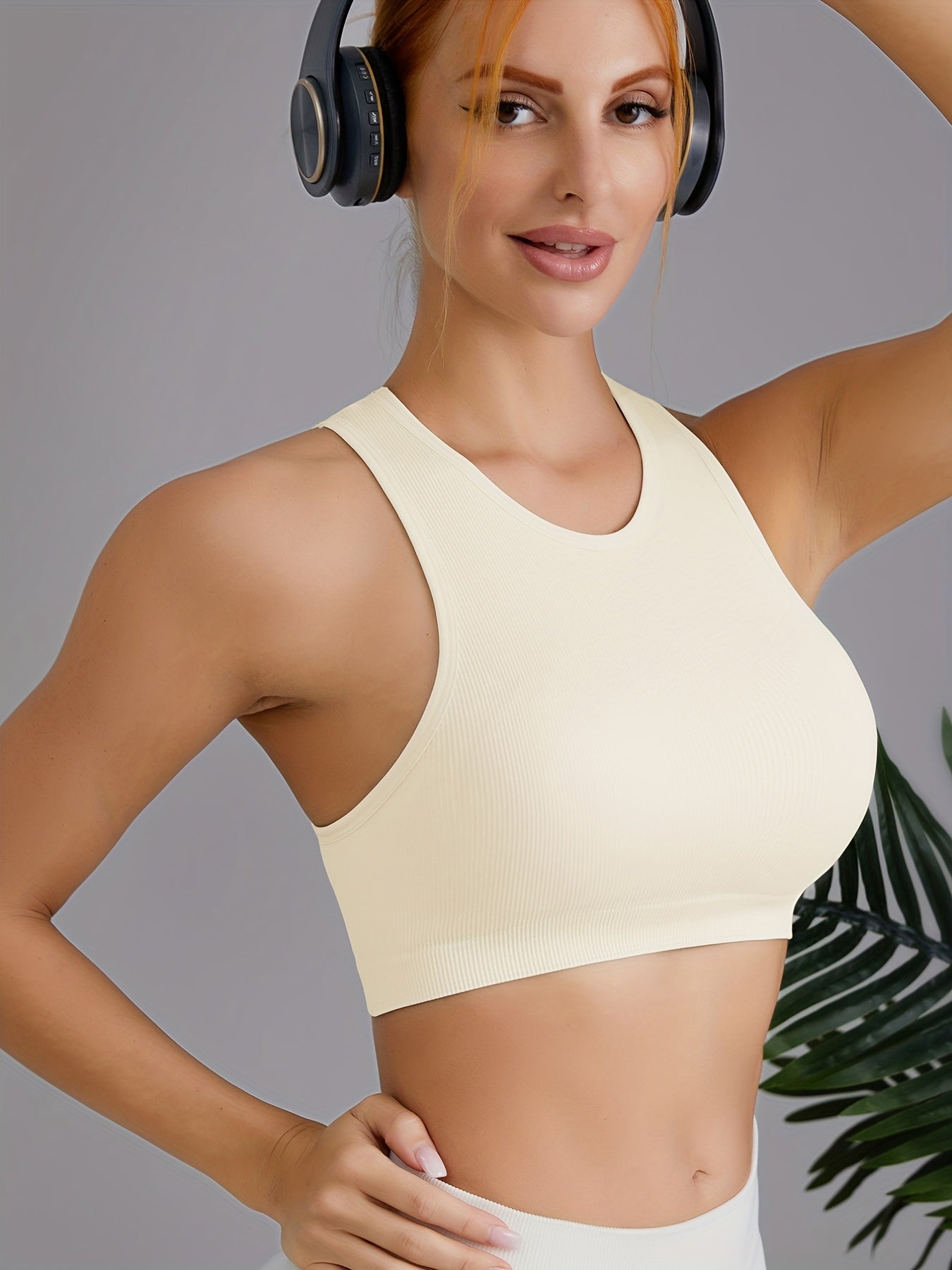 3pcs Seamless Sleeveless Fitness Yoga Top