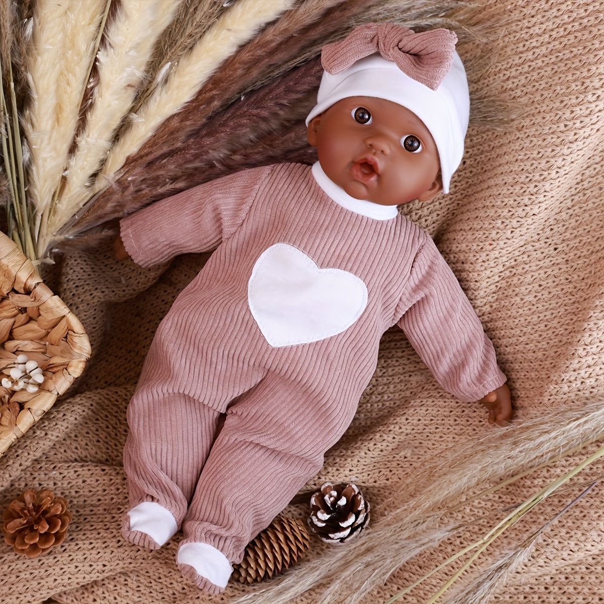 WERFLOT 16 inch Reborn Youngsters Doll Realistic Soft Body Lifelike Doll