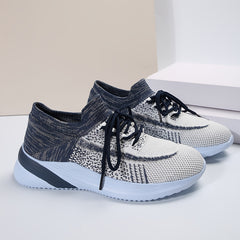 Women's Ombre Flying Woven Breathable Running Shoes