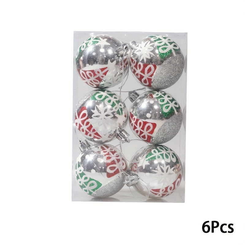 6pcs Hand-painted Christmas Ball Decoration