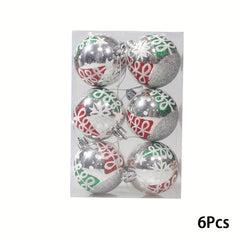 6pcs Hand-painted Christmas Ball Decoration